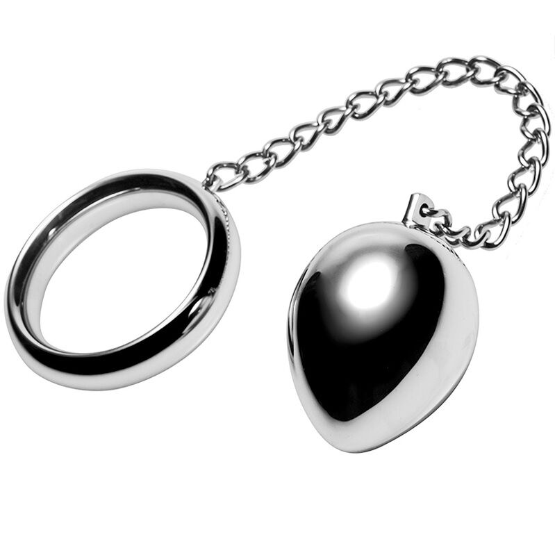 Metallpenisring 50mm med kedja och boll