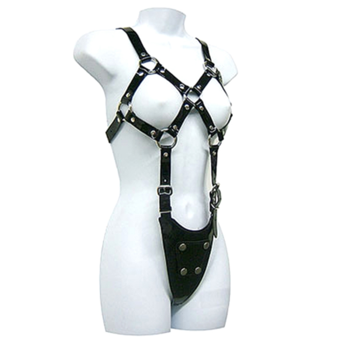 Läderharness för kvinnor – BDSM-sele