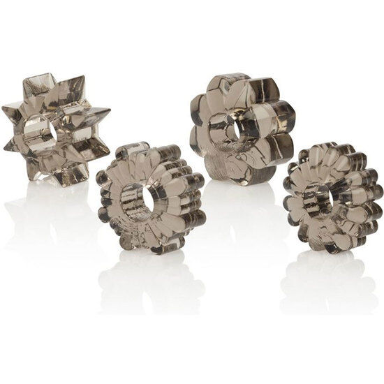Basic Essentials 4-pack penisringar