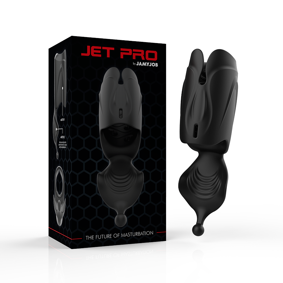 Jamyjob – Uppladdningsbar Masturbator med Dual Vibration