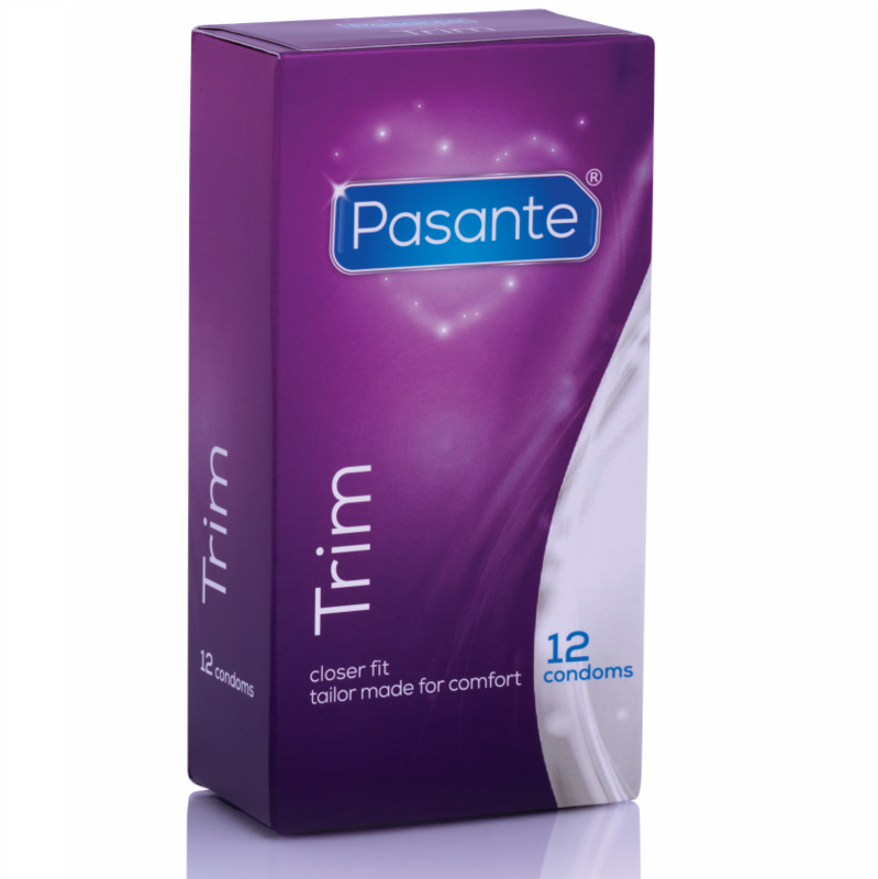 Pasante Thin Trim kondomer 12-pack