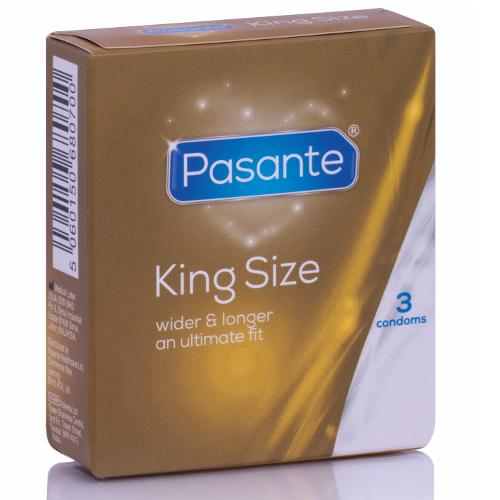 Pasante King Size Kondomer 3-pack