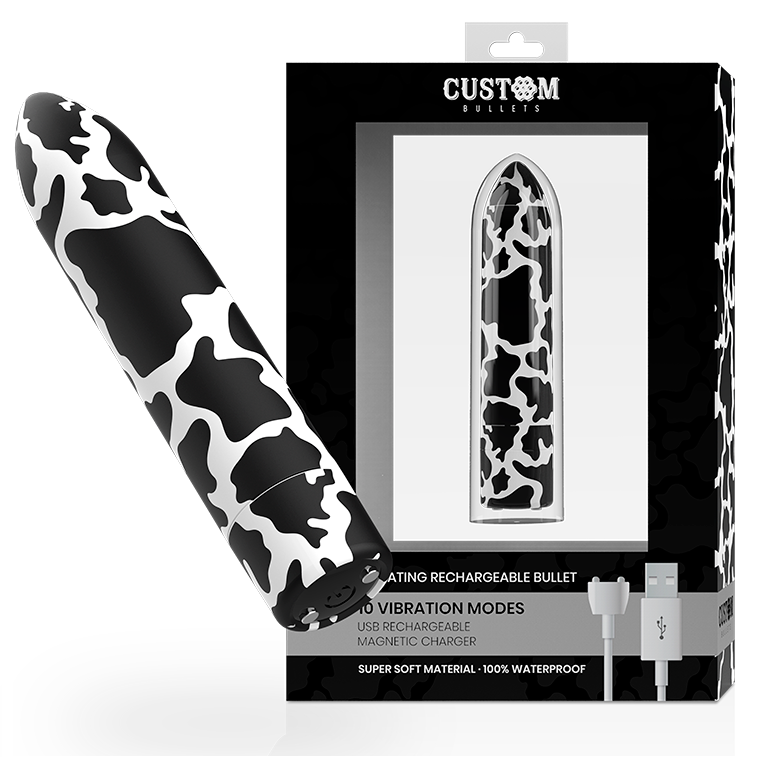 Custom Bullets Vibrerande Kula med Magnet – 10 Intensiteter