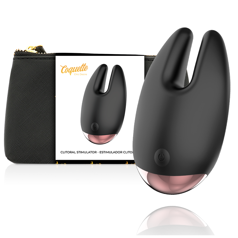 Coquette Chic Desire – Klitoristimulator i Svart och Guld