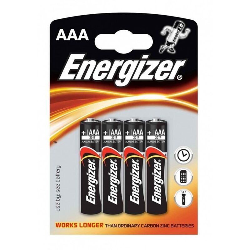 Energizer Alkaline Power AAA-batterier LR03 – 4-pack