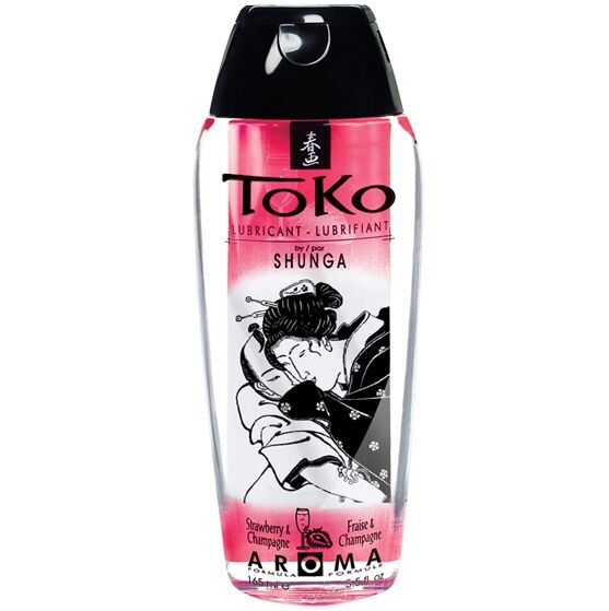 Shunga Toko Smörjmedel – Jordgubb och Champagne
