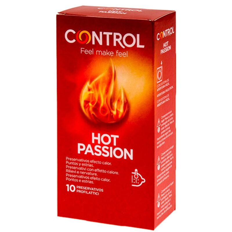 Control Hot Passion Kondomer med värmande effekt – 10 st