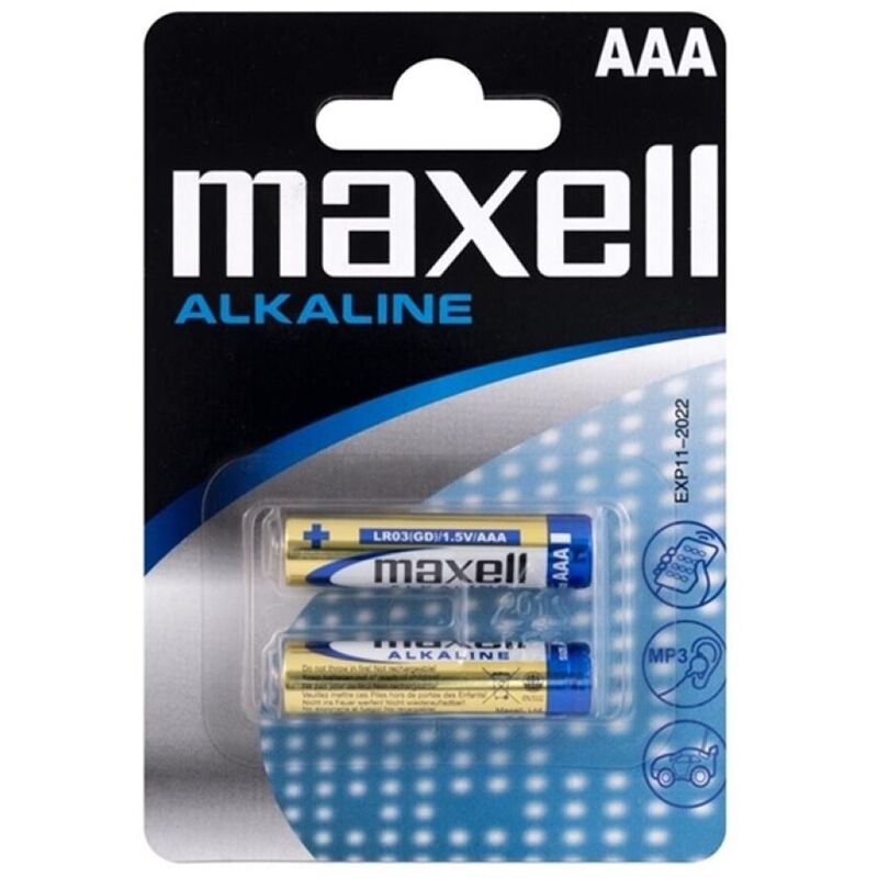 Maxell AAA-batterier LR03 Alkaline 2-pack