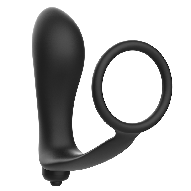 Vibrerande analplug med penisring