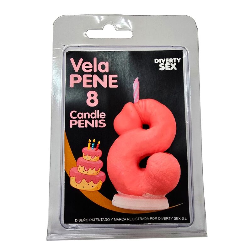 Pikant Ljus – Penisformat Ljus i Rosa