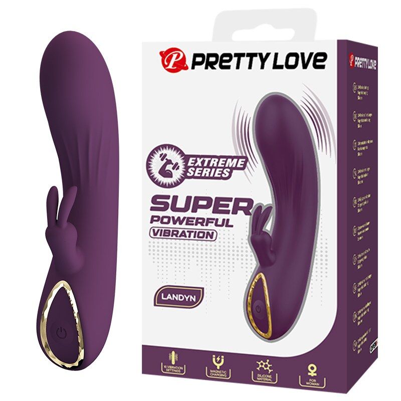 Pretty Love Landyn – Uppladdningsbar Kaninvibrator