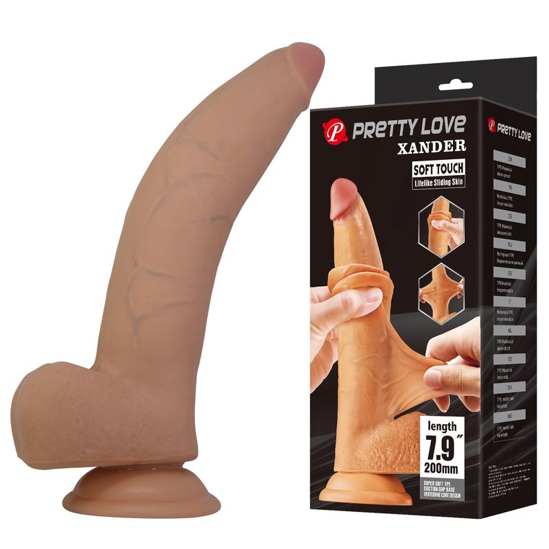 Pretty Love Xander – Realistisk dildo 20 cm