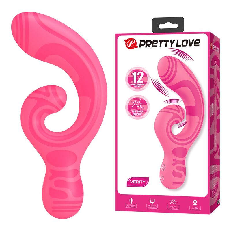 Dubbel massager USB-uppladdningsbar – 12 vibrationer