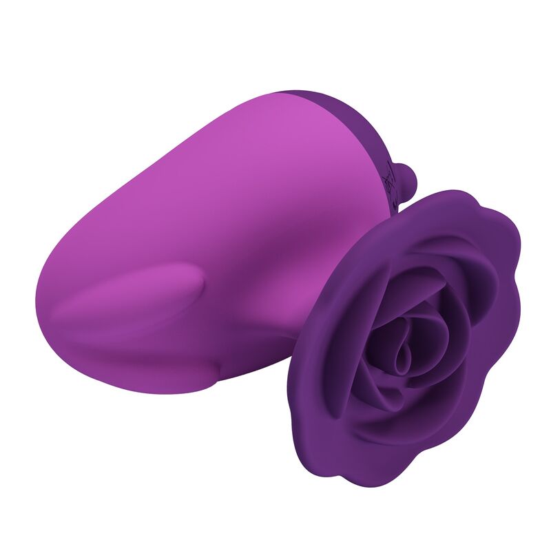 Klitoristimulator – blomformad silikon med 7 vibrationsmoder
