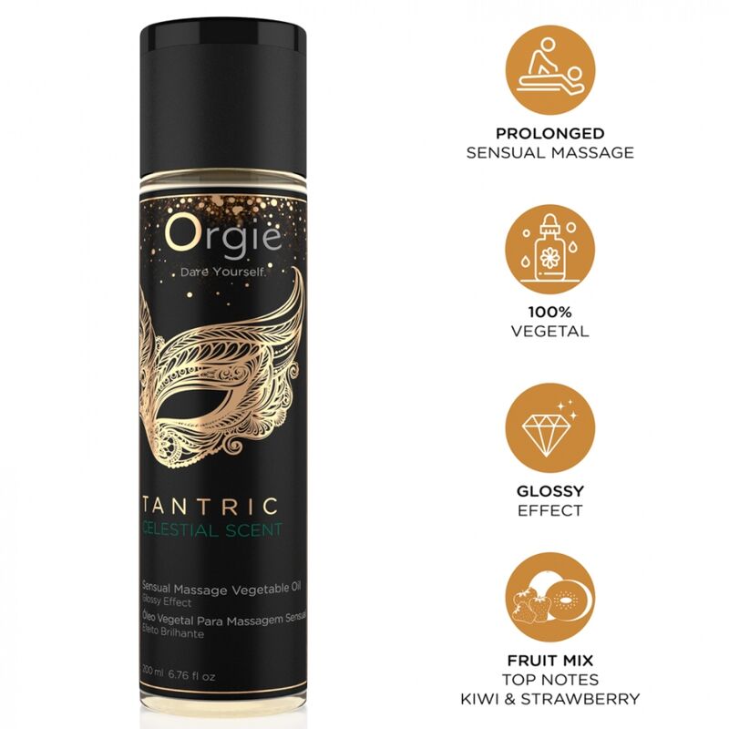 Orgie Tantric Celestial Sensual Massageolja 200 ml