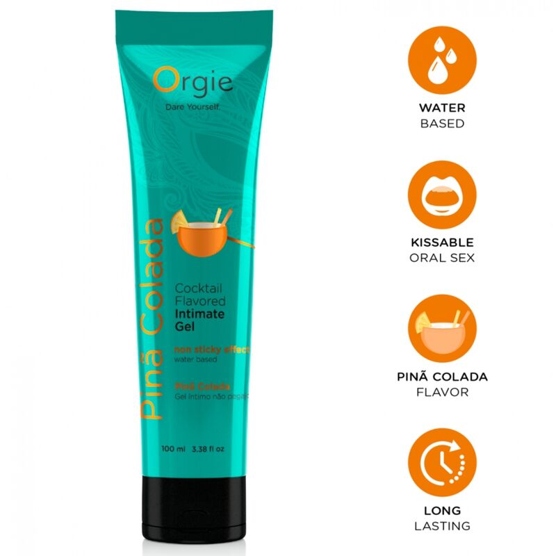 ORGIE Lube Tube Cocktail Piña Colada – Smakbar glidgel 100 ml