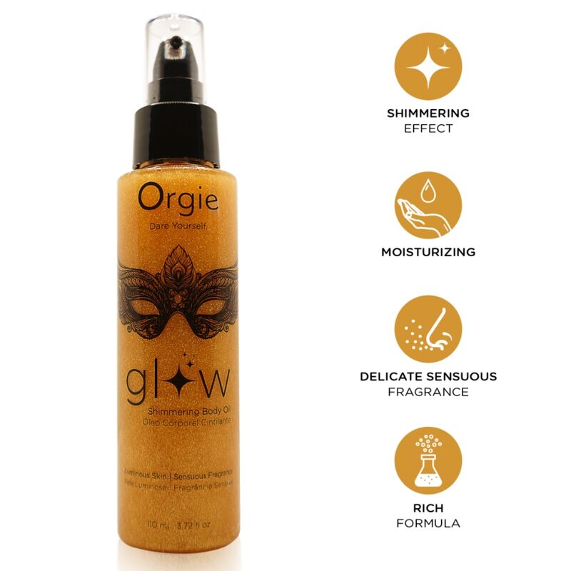 Glitterande kroppsolja 110 ml