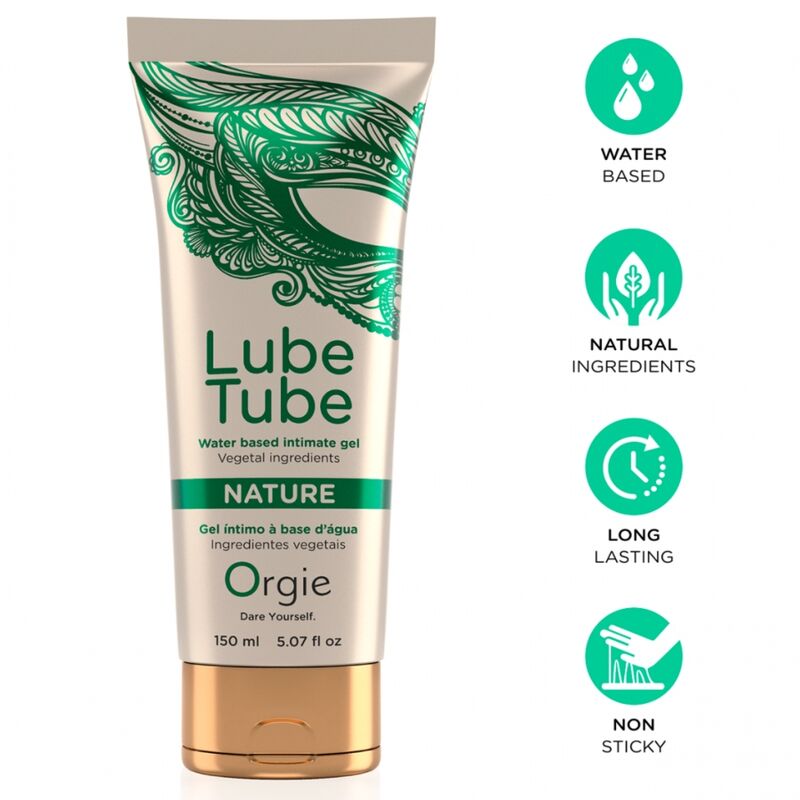 Orgie Lube Tube Nature – Vattenbased Intimgel 150 ml