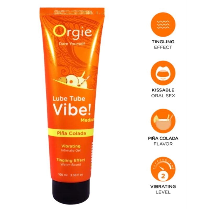 Orgie Lube Tube Vibe Piña Colada – Gleitgel 100 ml