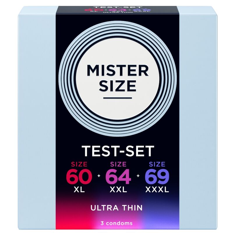 Mister Size provpack kondomer 60-64-69 mm