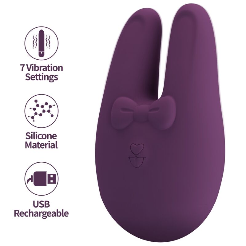 Kanin-stimulator med 7 vibrationsmönster