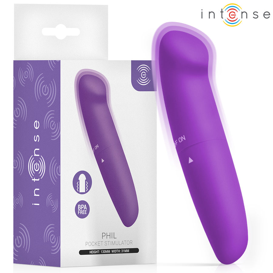 INTENSE Phil G-punktsvibrator lila 13 cm