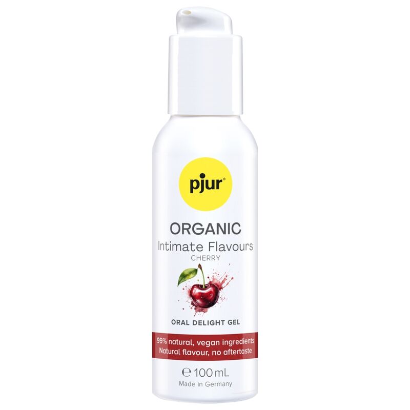 PJUR - ORGANIC INTIMATE FLAVOURS CHERRY ORAL DELIGHT GEL 100 ML