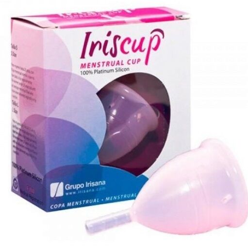 Iriscup menstrual cup small pink