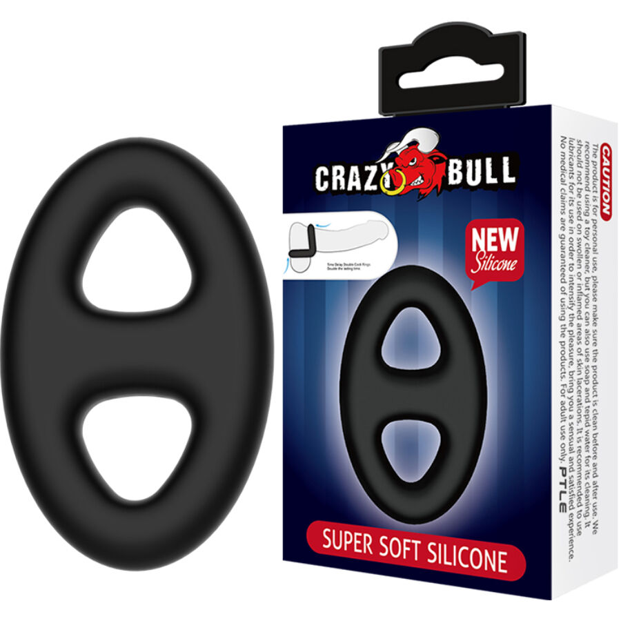 Crazy bull - Super soft double silicone ring