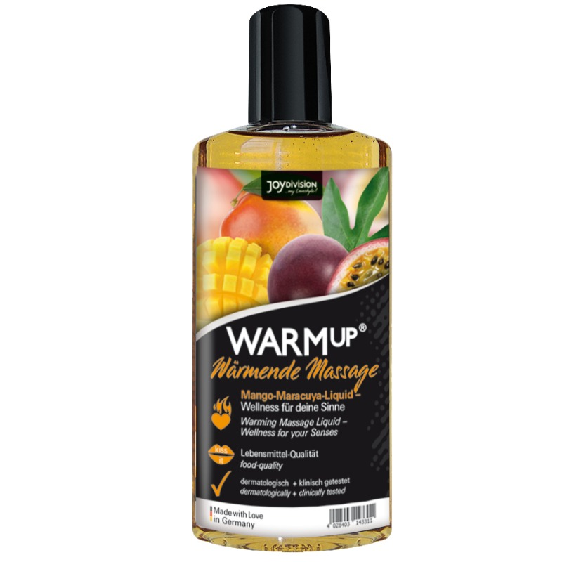 Aquaglide - Warmup mango and maracuya massage oil - 150 ml